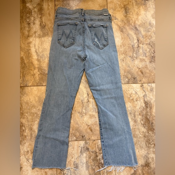 MOTHER Insider Crop Step Fray Jeans In Chatterbox Women’s Size 26 - Picture 3 of 16